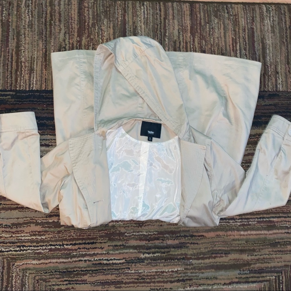 Long Beige Trench Coat